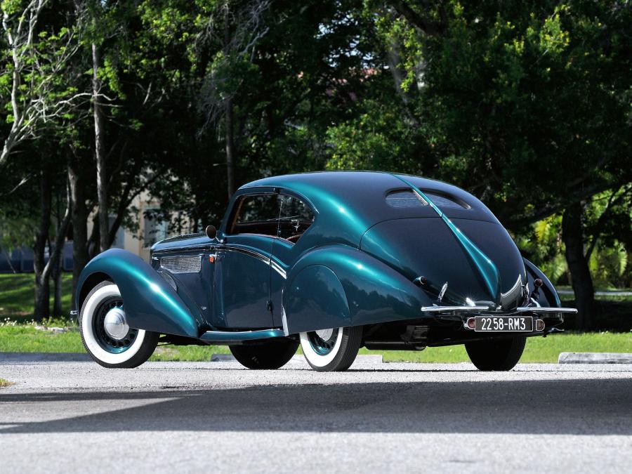  Delage D8 120 Aerodynamic Coupe by Letourneur & Marchand 1937 года  (фото 7 из 15)